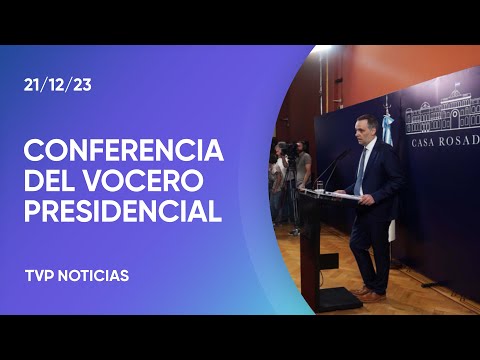 Adorni: «Sabemos que hay gente que no estÃ¡ de acuerdo, nos parece bien que se manifieste»