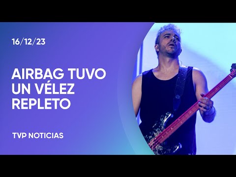 Airbag tuvo una consagratoria noche en VÃ©lez