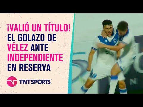 Asistencia de tres dedos y gol de #Vélez ante #Independiente por el Trofeo de Campeones de Reserva Asistencia de tres dedos y gol de #Vélez ante #Independiente por el Trofeo de Campeones de Reserva