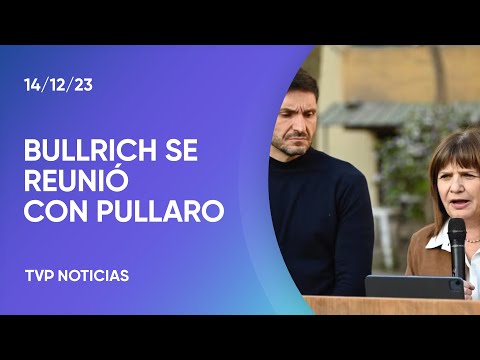 Bullrich se reunió con Pullaro después de las amenazas en Rosario Bullrich se reunió con Pullaro después de las amenazas en Rosario