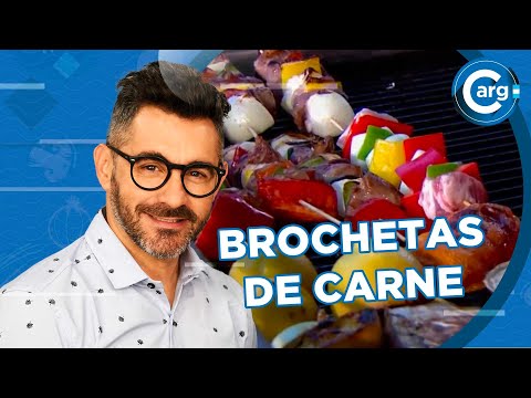 CÓMO HAGO BROCHETAS DE CARNE A LA PARRILLA CÓMO HAGO BROCHETAS DE CARNE A LA PARRILLA