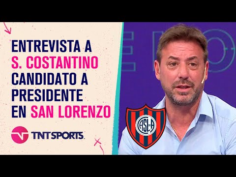 Entrevista a Sergio Costantino, candidato a presidente de #SanLorenzo, en #PelotaParada