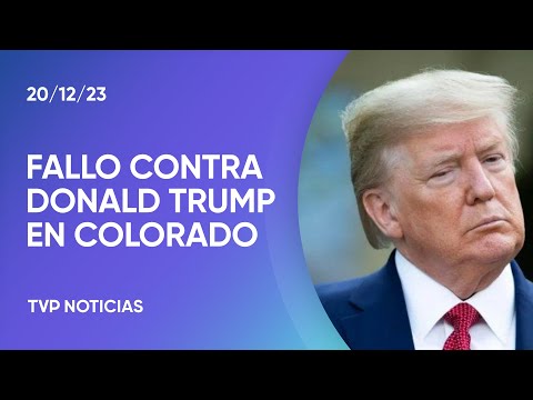 La Corte de Colorado excluyÃ³ a Trump de las presidenciales de 2024