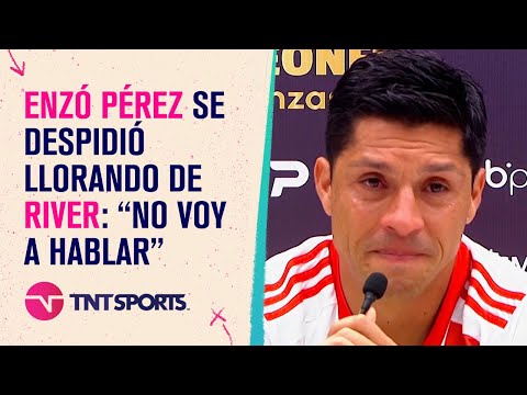 La palabra de Enzo #Pérez, emocionado, en su despedida con la camiseta de #River