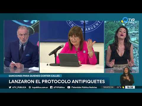 Lanzaron el protocolo antipiquetes Lanzaron el protocolo antipiquetes