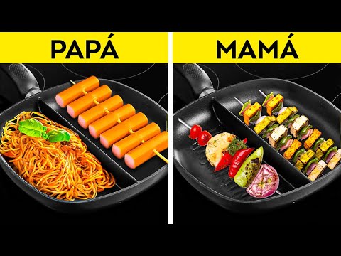Mamá VS Papá Trucos de Crianza y Gadgets de Cocina