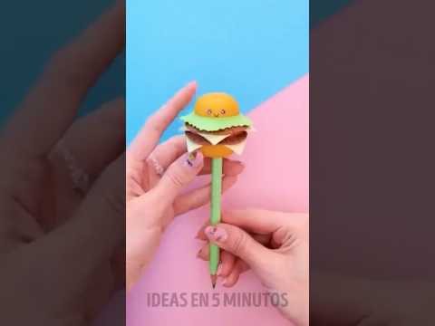 Manualidades escolares fáciles para estudiantes creativos 📚✂️ #shorts