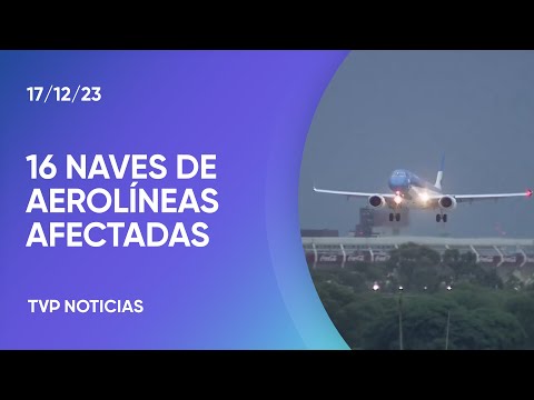 MÃ¡s de 120 vuelos cancelados en Aeroparque