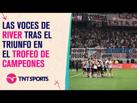 ¡Palabra de Campeones! Los futbolistas de #River dejaron su testimonio tras vencer a #RosarioCentral ¡Palabra de Campeones! Los futbolistas de #River dejaron su testimonio tras vencer a #RosarioCentral