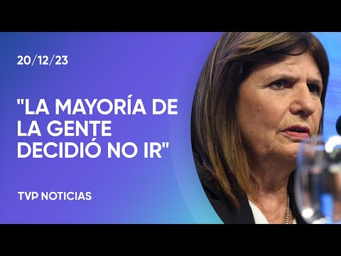 Patricia Bullrich, tras la marcha hacia Plaza de Mayo: «Las cosas han cambiado»