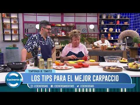 RECETA DE PINCHOS Y CARPACCIO DE TOMATE RECETA DE PINCHOS Y CARPACCIO DE TOMATE