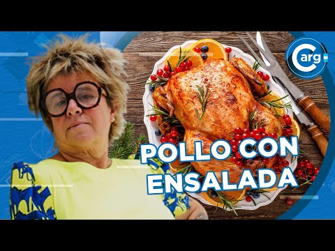 RECETA POLLO CON ENSALADA RECETA POLLO CON ENSALADA