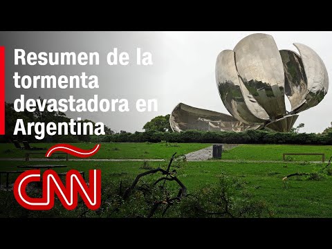 Resumen de la destrucción por la tormenta con ráfagas de viento de más de 100 km/h en Argentina