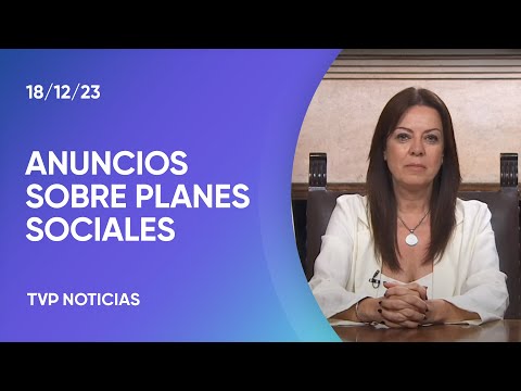 Sandra Pettovello: âLos únicos que no cobrarán los planes son los que corten las callesâ Sandra Pettovello: âLos únicos que no cobrarán los planes son los que corten las callesâ