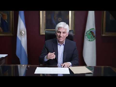 Anuncio del gobernador Claudio Poggi Anuncio del gobernador Claudio Poggi