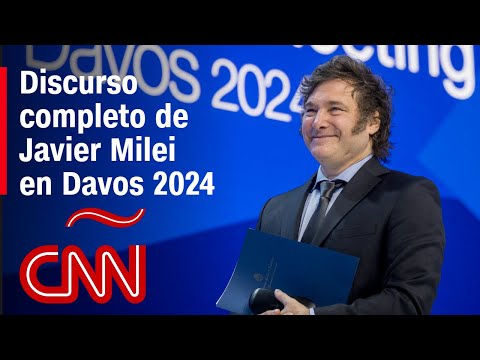 Así fue el discurso del presidente Milei en Davos: “Occidente está en peligro”