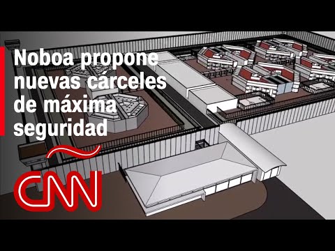 Así serían las nuevas cárceles en Ecuador que propone Noboa