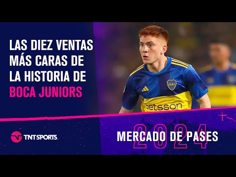 Boca y sus diez ventas más caras en la historia del club Boca y sus diez ventas más caras en la historia del club