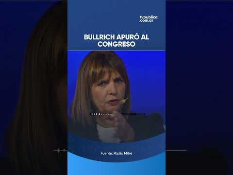 Bullrich apuró al Congreso: “Hay veces que no hay que mirar tanto la letra chica de una ley” Bullrich apuró al Congreso: “Hay veces que no hay que mirar tanto la letra chica de una ley”