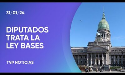 Comienza la maratÃ³nica sesiÃ³n en Diputados para tratar la Ley de Bases