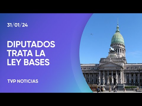 Comienza la maratónica sesión en Diputados para tratar la Ley de Bases Comienza la maratónica sesión en Diputados para tratar la Ley de Bases