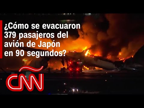 ¿Cómo sobrevivieron 379 personas en 90 segundos al accidente de avión en Japón? ¿Cómo sobrevivieron 379 personas en 90 segundos al accidente de avión en Japón?