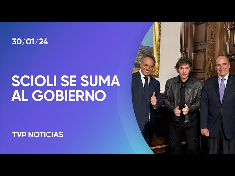 Daniel Scioli se incorpora al Gabinete de Milei