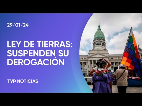 DNU: la justicia suspendiÃ³ la derogaciÃ³n de la Ley de Tierras