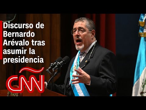 El discurso de Bernardo Arévalo tras asumir la presidencia El discurso de Bernardo Arévalo tras asumir la presidencia