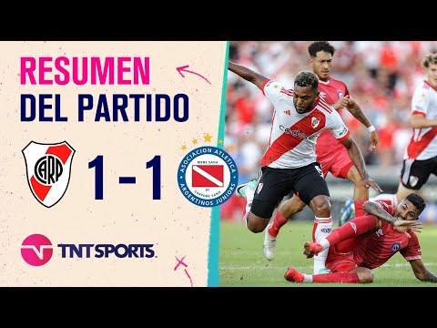 El Millonario y El Bicho quedaron igualados en el debut 🤝 | #River 1-1 #ArgentinosJuniors | Resumen