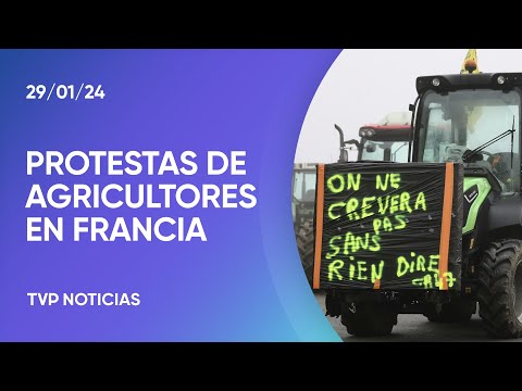 Francia: agricultores bloquean 25 accesos en todo el paÃ­s