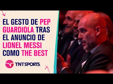 La reacción de Guardiola luego de que Messi ganara el The Best La reacción de Guardiola luego de que Messi ganara el The Best
