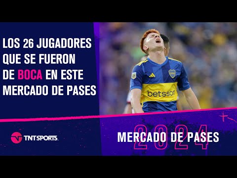 Los 26 JUGADORES que se fueron de BOCA en este mercado de pases