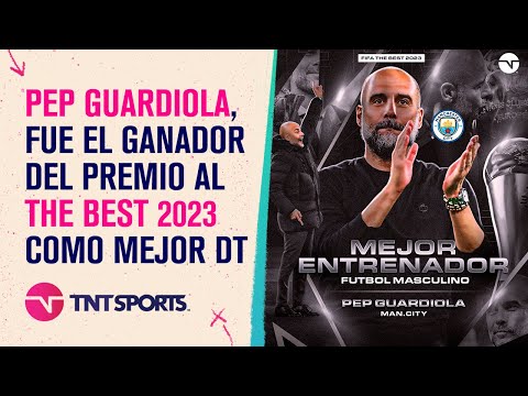 Pep Guardiola fue el ganador del #TheBest 2023 al mejor entrenador del mundo