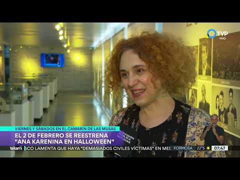 Reestrena la obra âAna Karenina en Halloweenâ, escrita y dirigida por Eva Halac Reestrena la obra âAna Karenina en Halloweenâ, escrita y dirigida por Eva Halac