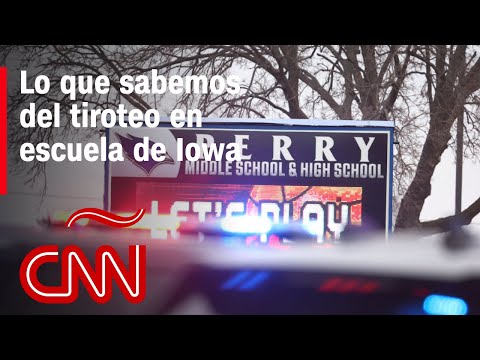 Tiroteo en escuela secundaria de Iowa deja múltiples heridos, según las autoridades Tiroteo en escuela secundaria de Iowa deja múltiples heridos, según las autoridades
