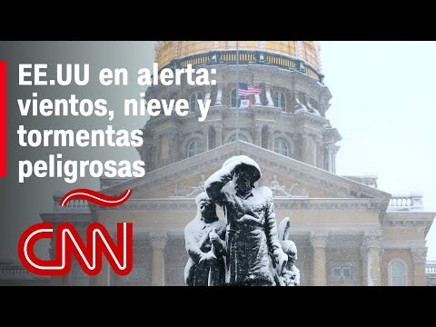 Tormenta invernal pone a EE.UU en alerta: vientos feroces, nieve extrema y tormentas peligrosas