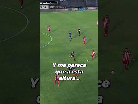 A Wanchope lo llamó la naturaleza en medio del partido 😅