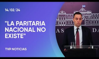 Adorni: los docentes “dependen de cada provincia y de la ciudad de Buenos Aires”