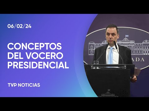 Adorni reiteró que el Gobierno quiere “evitar intermediarios” en la ayuda alimentaria Adorni reiteró que el Gobierno quiere “evitar intermediarios” en la ayuda alimentaria