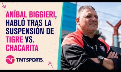 Anibal Biggieri, DT de Chacarita, habló de la suspensión del partido ante Tigre por Copa Argentina