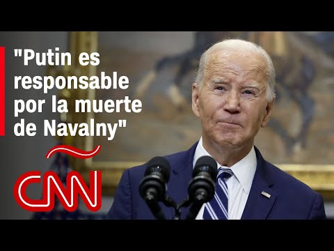 Biden dice que Navalny creía en Rusia y responsabiliza a Putin de su muerte Biden dice que Navalny creía en Rusia y responsabiliza a Putin de su muerte