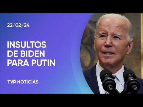 Biden insultÃ³ a Putin en un acto