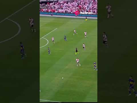 #Boca salió jugando, armó la jugada a puro toque y Medina empató el Superclásico ante #River ⚽🔝