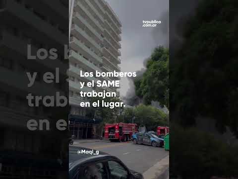 Bomberos combaten un incendio en una subestación de Edesur en Caballito Bomberos combaten un incendio en una subestación de Edesur en Caballito