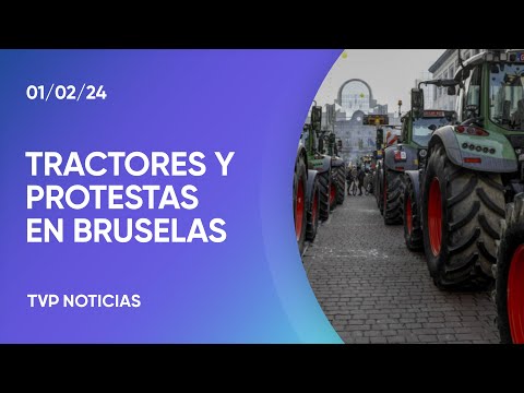 Bruselas: entre la cumbre de la UE y el reclamo de los productores Bruselas: entre la cumbre de la UE y el reclamo de los productores