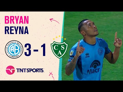 Bryan Reyna el gol de Belgrano sobre Sarmiento Bryan Reyna el gol de Belgrano sobre Sarmiento