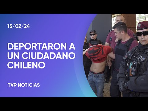 CABA deportÃ³ a un delincuente a Chile