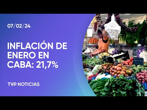 CABA: la inflación de enero fue del 21,7% CABA: la inflación de enero fue del 21,7%