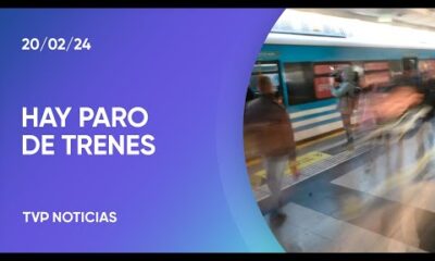 ComenzÃ³ el paro de trenes en todo el paÃ­s